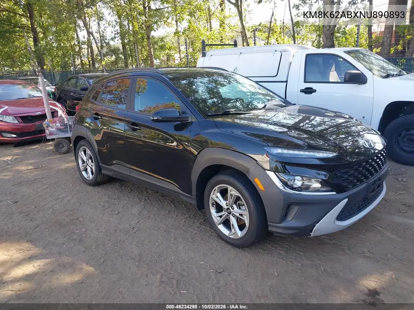 HYUNDAI KONA 2022, VIN KM8K62ABXNU890893