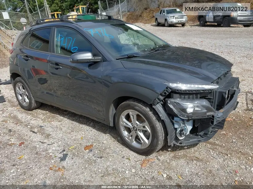 HYUNDAI KONA 2022, VIN KM8K6CAB8NU820122