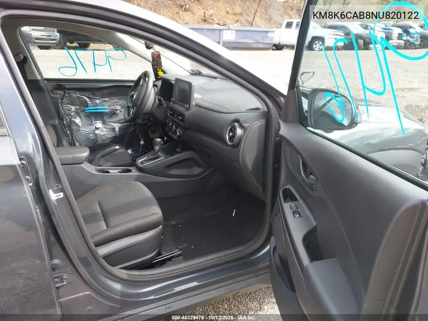2022 HYUNDAI KONA VIN KM8K6CAB8NU820122 — фото 5