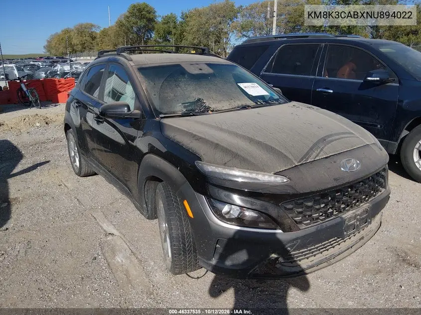 HYUNDAI KONA 2022, VIN KM8K3CABXNU894022