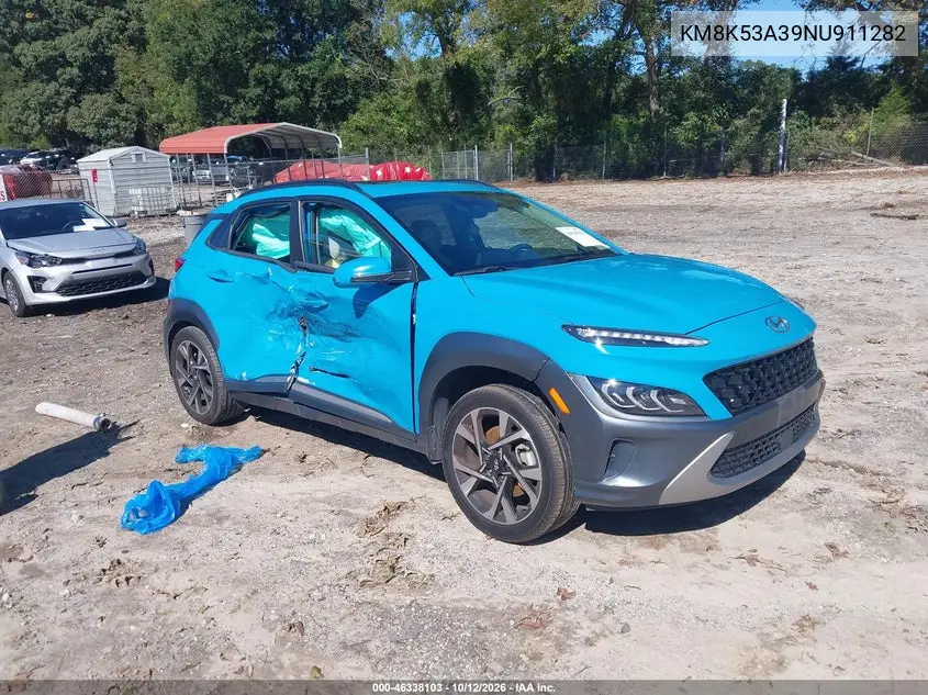 HYUNDAI KONA 2022, VIN KM8K53A39NU911282