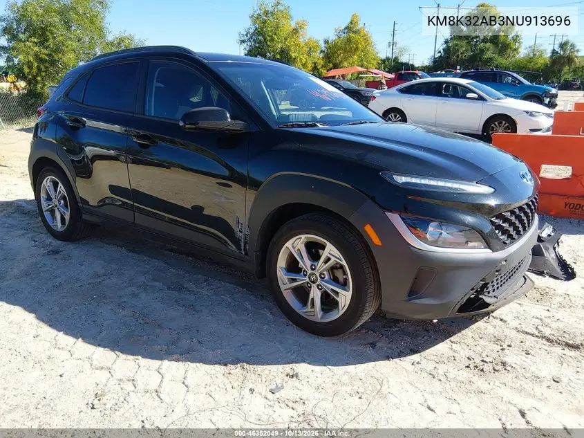 HYUNDAI KONA 2022, VIN KM8K32AB3NU913696