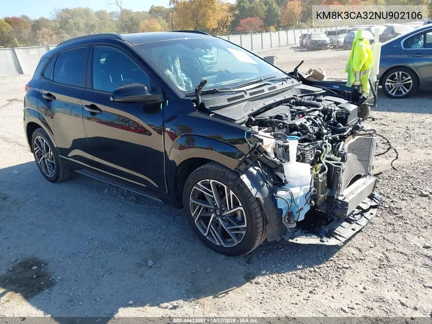 HYUNDAI KONA 2022, VIN KM8K3CA32NU902106