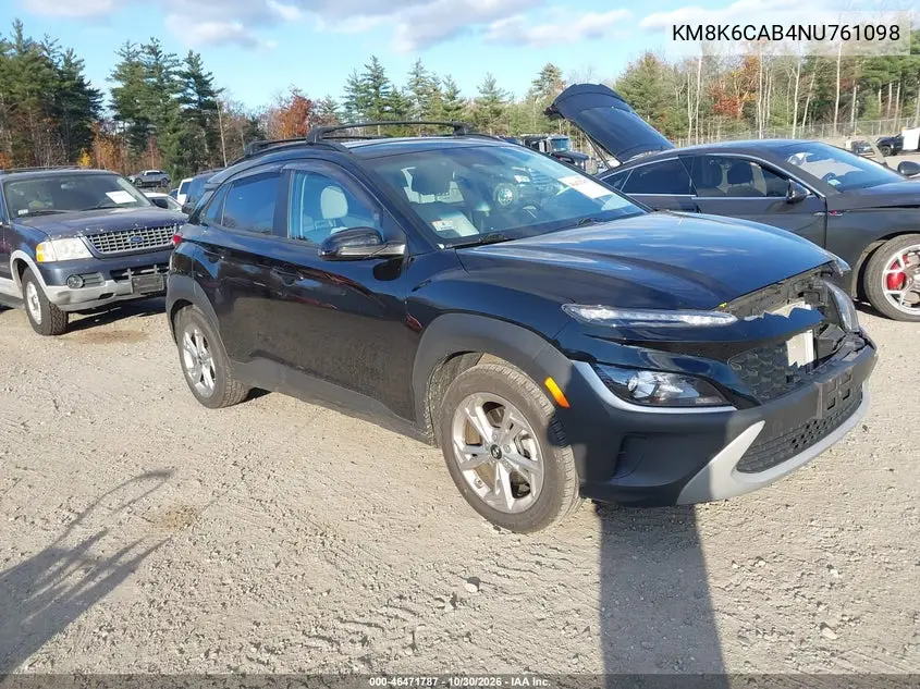 HYUNDAI KONA 2022, VIN KM8K6CAB4NU761098