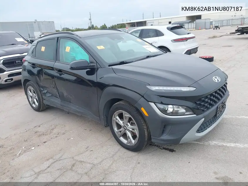 HYUNDAI KONA 2022, VIN KM8K62AB1NU807187