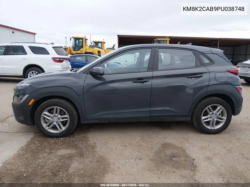 2023 HYUNDAI KONA VIN KM8K2CAB9PU038748 — фото 14