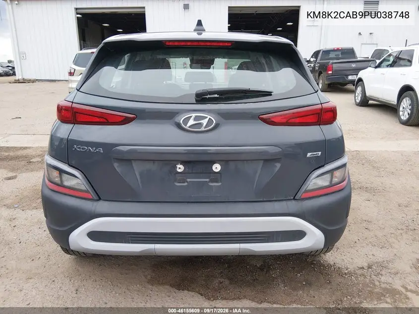 2023 HYUNDAI KONA VIN KM8K2CAB9PU038748 — фото 16