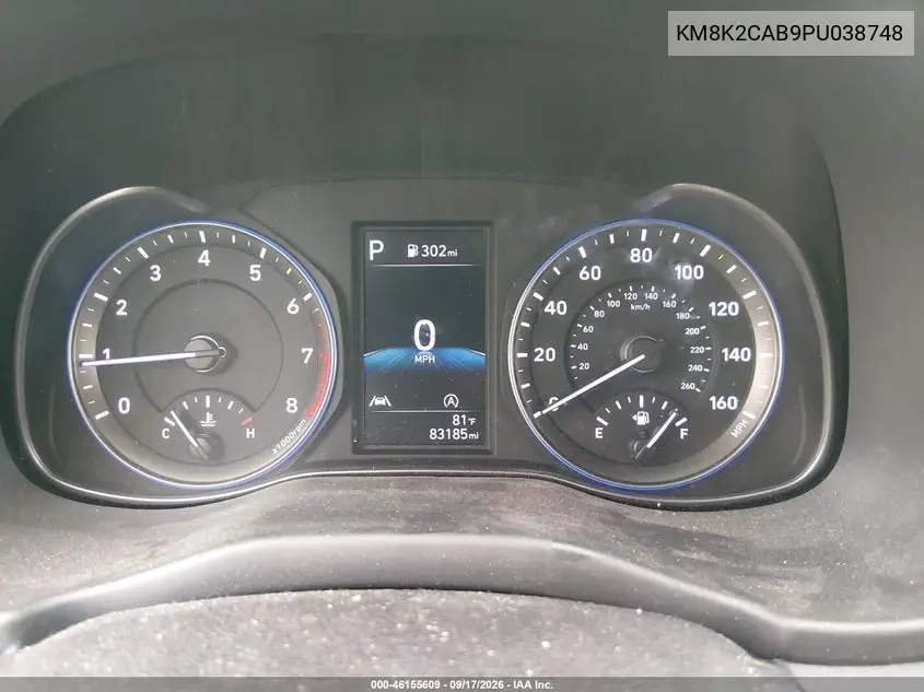 2023 HYUNDAI KONA VIN KM8K2CAB9PU038748 — фото 7