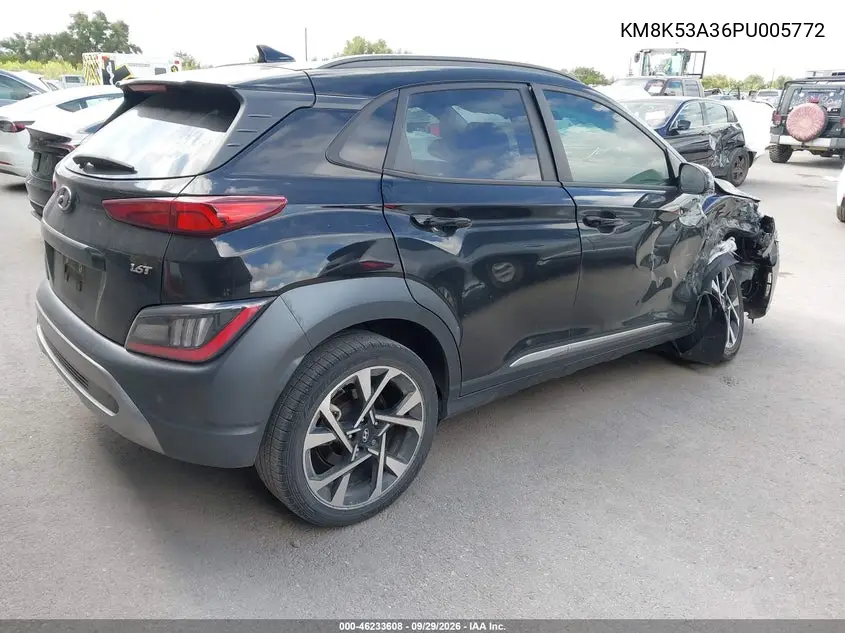 2023 HYUNDAI KONA VIN KM8K53A36PU005772 — фото 4
