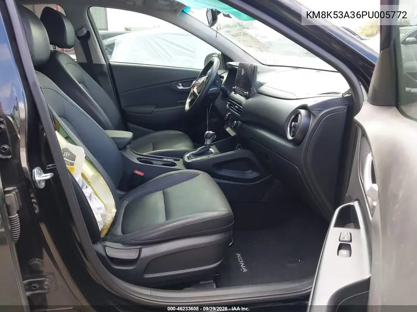 2023 HYUNDAI KONA VIN KM8K53A36PU005772 — фото 5