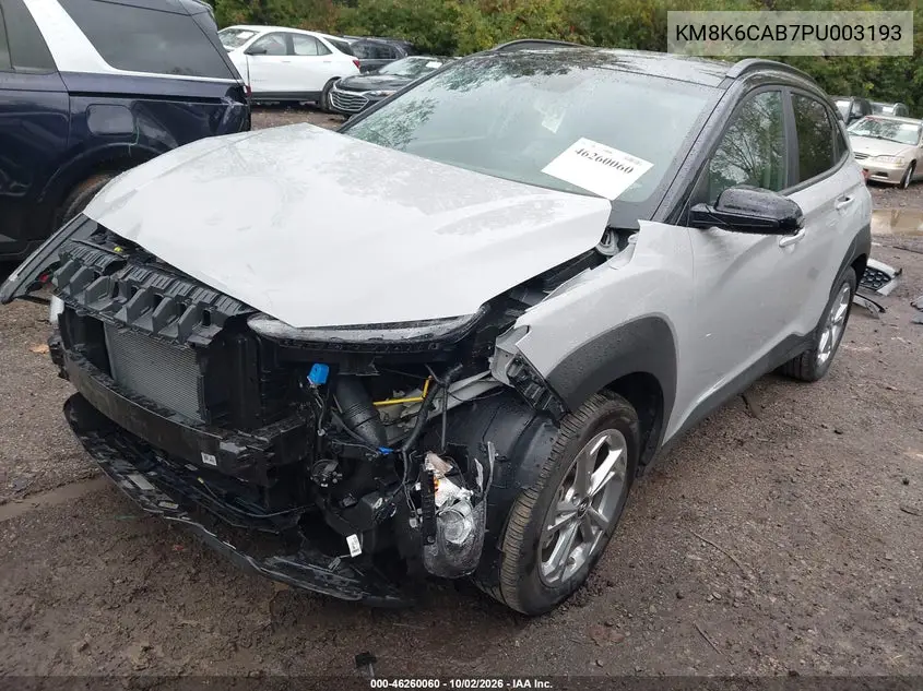 2023 HYUNDAI KONA VIN KM8K6CAB7PU003193 — фото 2