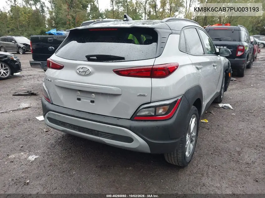 2023 HYUNDAI KONA VIN KM8K6CAB7PU003193 — фото 4