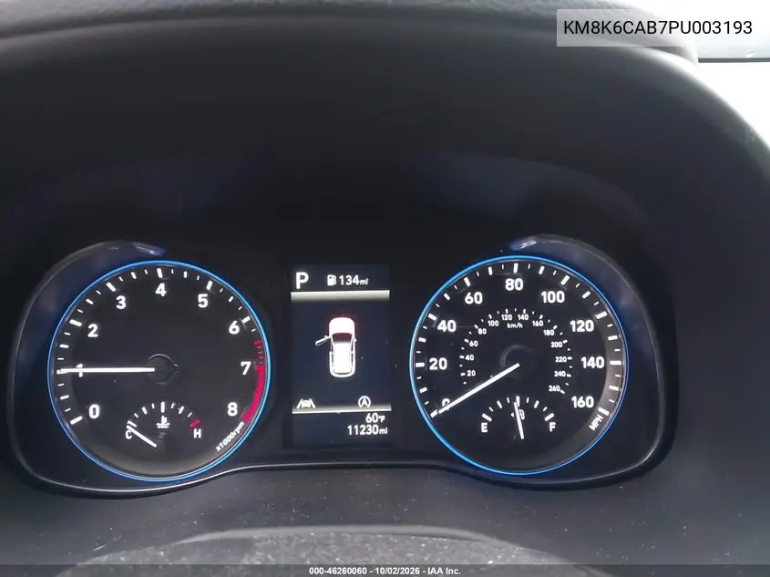 2023 HYUNDAI KONA VIN KM8K6CAB7PU003193 — фото 7