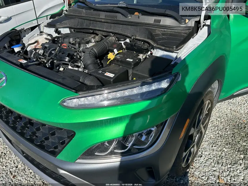 2023 HYUNDAI KONA VIN KM8K5CA36PU005495 — фото 10
