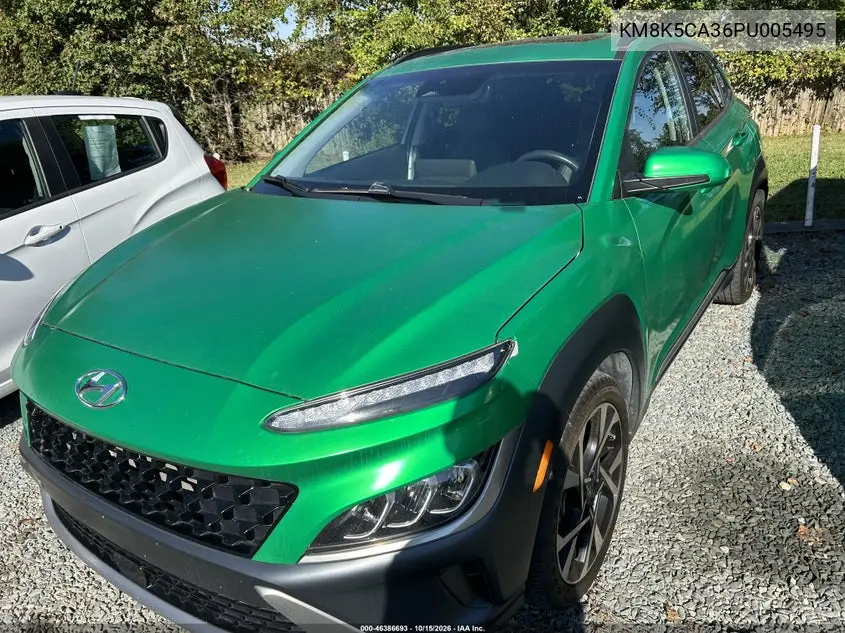 2023 HYUNDAI KONA VIN KM8K5CA36PU005495 — фото 2
