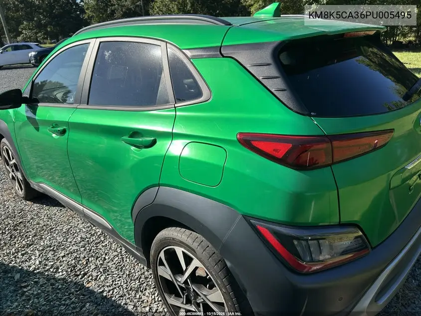 2023 HYUNDAI KONA VIN KM8K5CA36PU005495 — фото 3