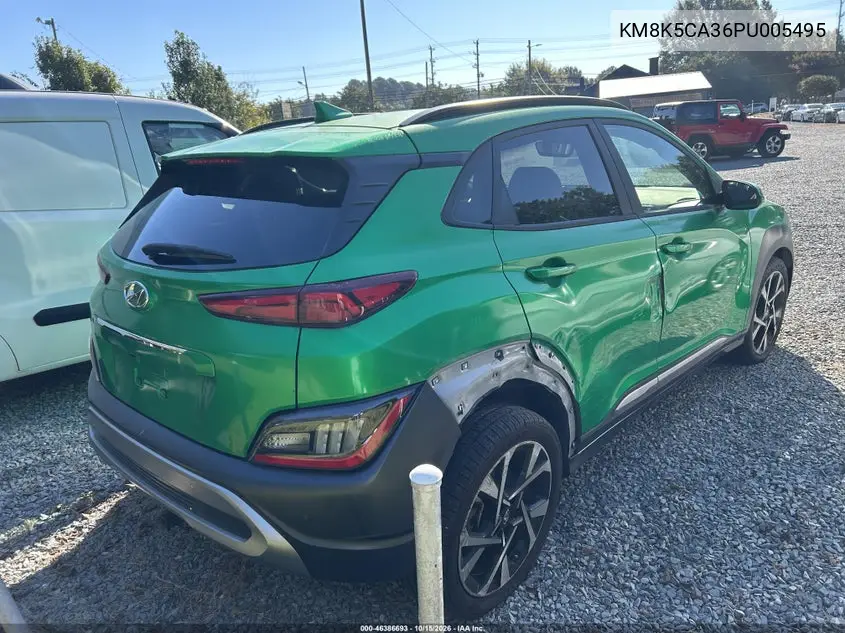2023 HYUNDAI KONA VIN KM8K5CA36PU005495 — фото 4