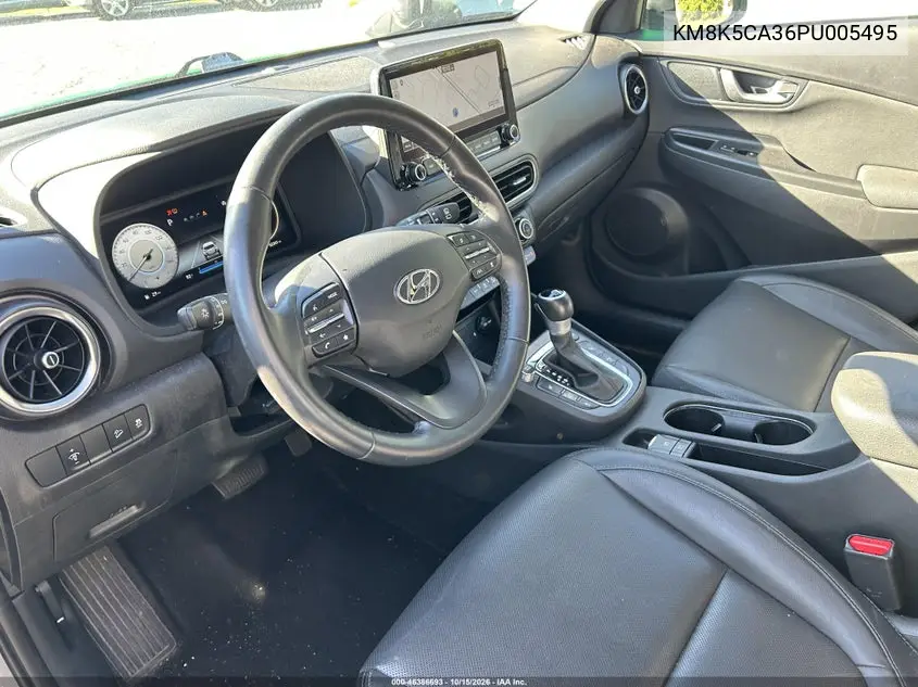 2023 HYUNDAI KONA VIN KM8K5CA36PU005495 — фото 5