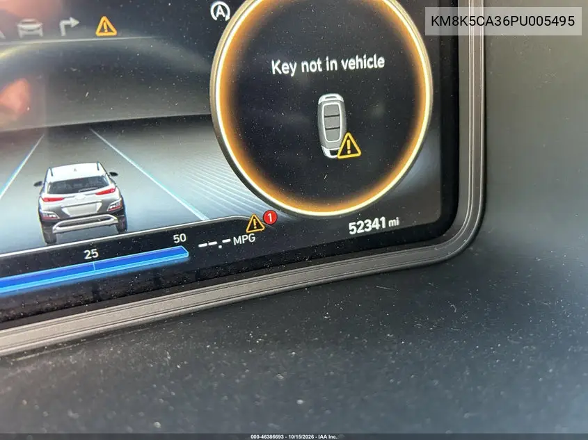 2023 HYUNDAI KONA VIN KM8K5CA36PU005495 — фото 7