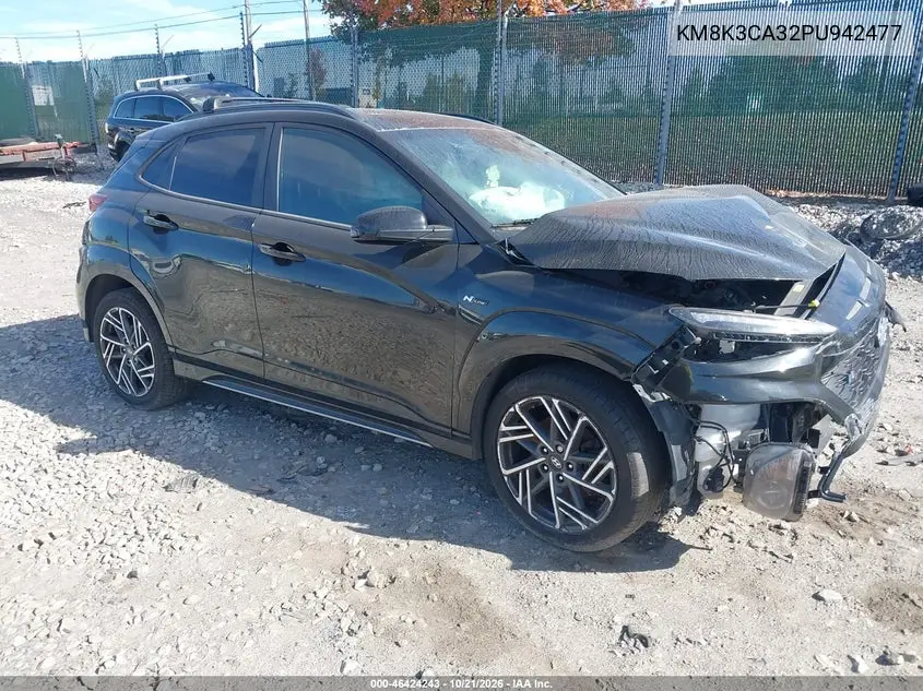 HYUNDAI KONA 2023, VIN KM8K3CA32PU942477