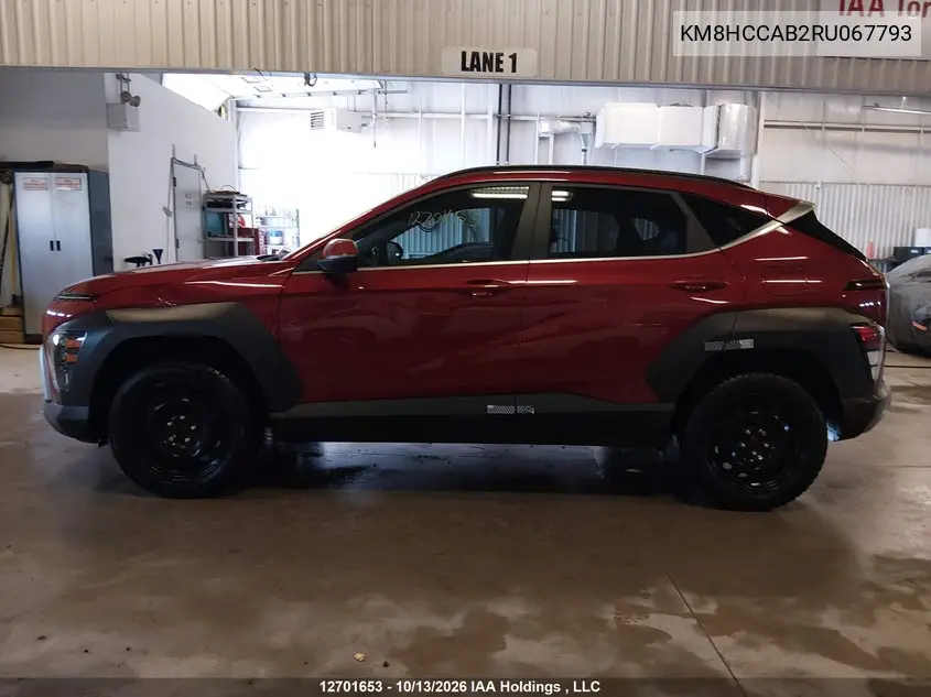 2024 HYUNDAI KONA VIN KM8HCCAB2RU067793 — фото 14
