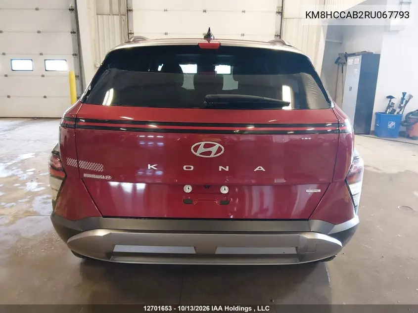 2024 HYUNDAI KONA VIN KM8HCCAB2RU067793 — фото 16