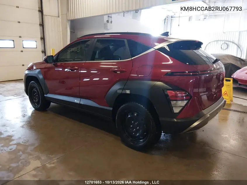 2024 HYUNDAI KONA VIN KM8HCCAB2RU067793 — фото 3