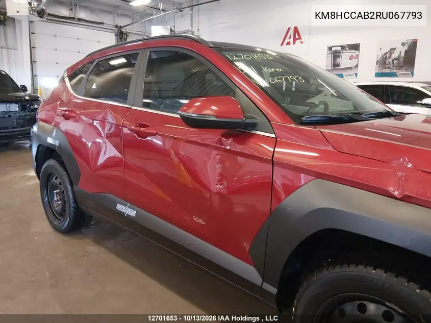 2024 HYUNDAI KONA VIN KM8HCCAB2RU067793 — фото 6