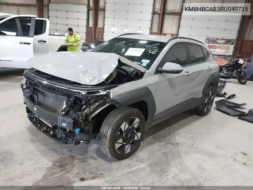 2024 HYUNDAI KONA VIN KM8HBCAB3RU040735 — фото 2