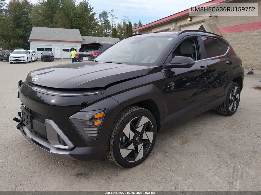 2024 HYUNDAI KONA VIN KM8HECA36RU159752 — фото 2