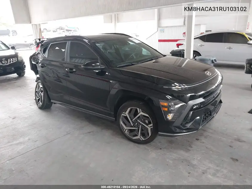 HYUNDAI KONA 2024, VIN KM8HACA31RU103102