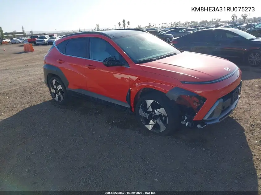 HYUNDAI KONA 2024, VIN KM8HE3A31RU075273