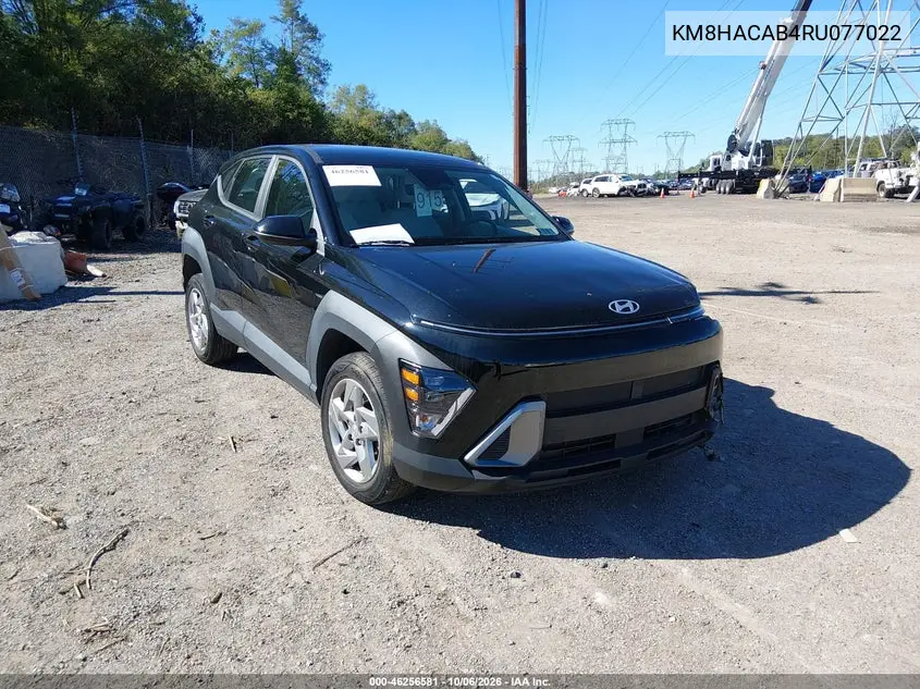 HYUNDAI KONA 2024, VIN KM8HACAB4RU077022