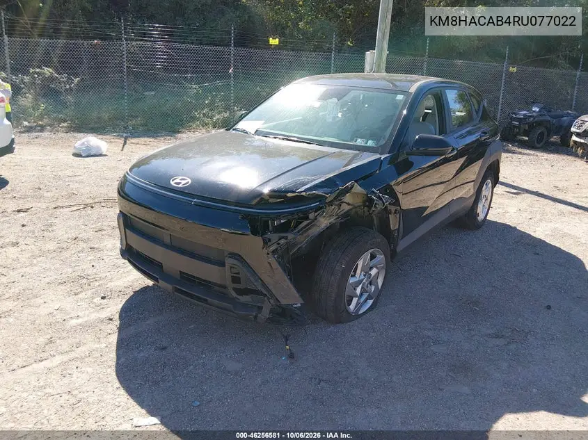 2024 HYUNDAI KONA VIN KM8HACAB4RU077022 — фото 2