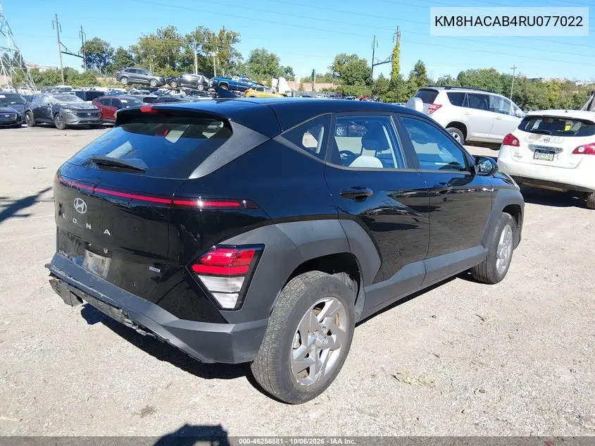 2024 HYUNDAI KONA VIN KM8HACAB4RU077022 — фото 4