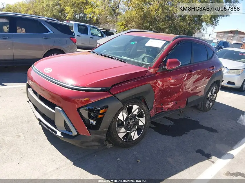 2024 HYUNDAI KONA VIN KM8HC3AB7RU067868 — фото 2