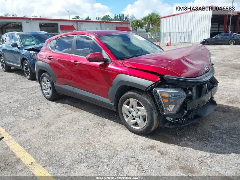 HYUNDAI KONA 2024, VIN KM8HA3AB0RU046883