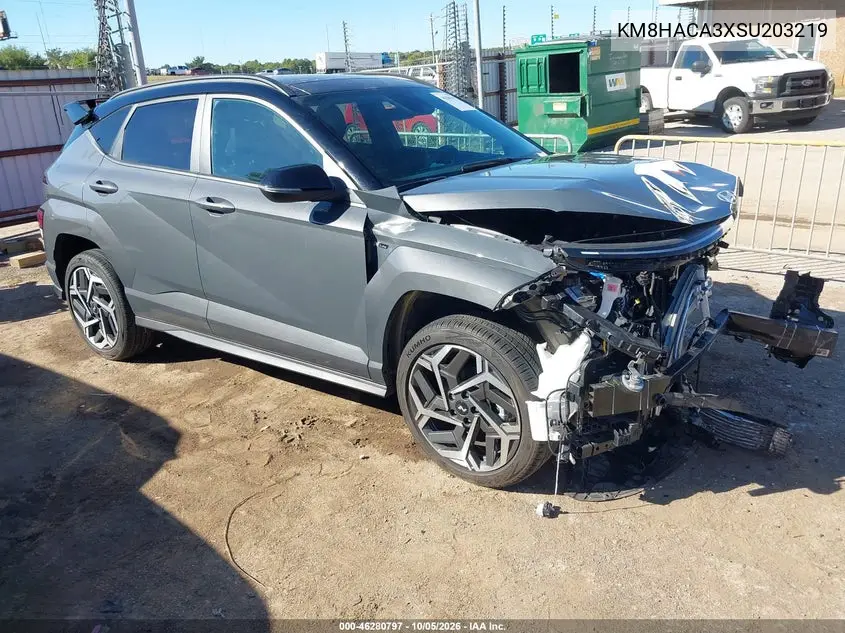 HYUNDAI KONA 2025, VIN KM8HACA3XSU203219