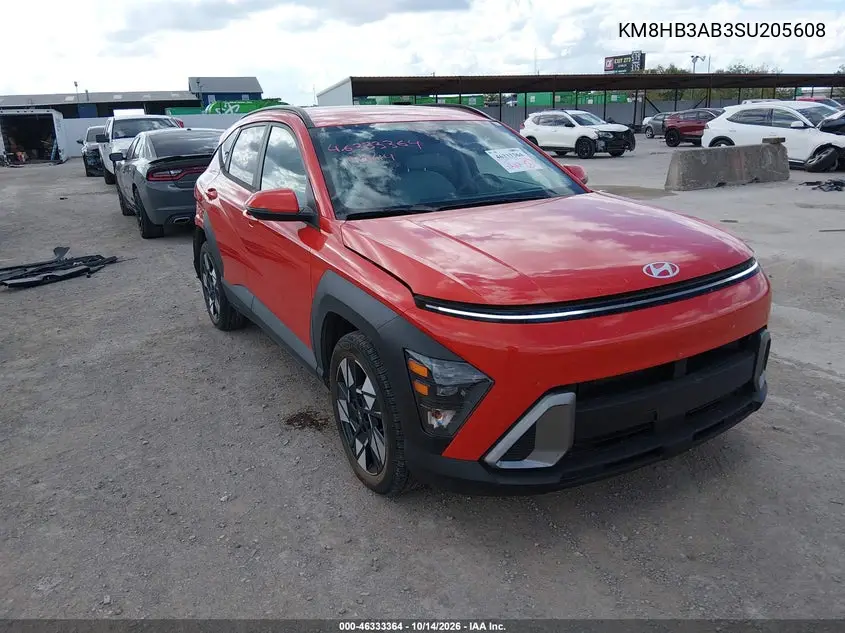 HYUNDAI KONA 2025, VIN KM8HB3AB3SU205608