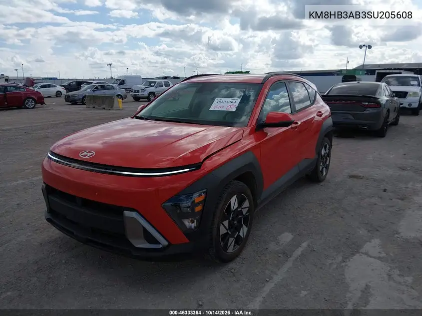 2025 HYUNDAI KONA VIN KM8HB3AB3SU205608 — фото 2