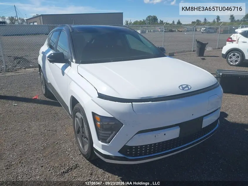 HYUNDAI KONA 2026, VIN KM8HE3A65TU046716