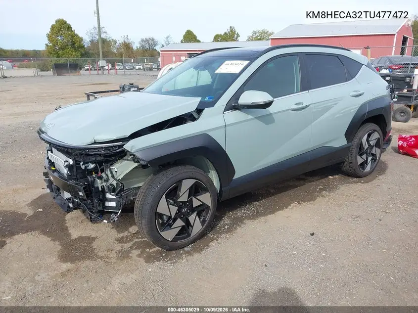 2026 HYUNDAI KONA VIN KM8HECA32TU477472 — фото 2