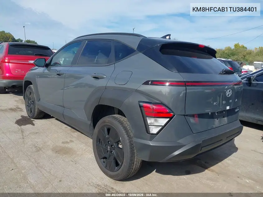 2026 HYUNDAI KONA VIN KM8HFCAB1TU384401 — фото 3