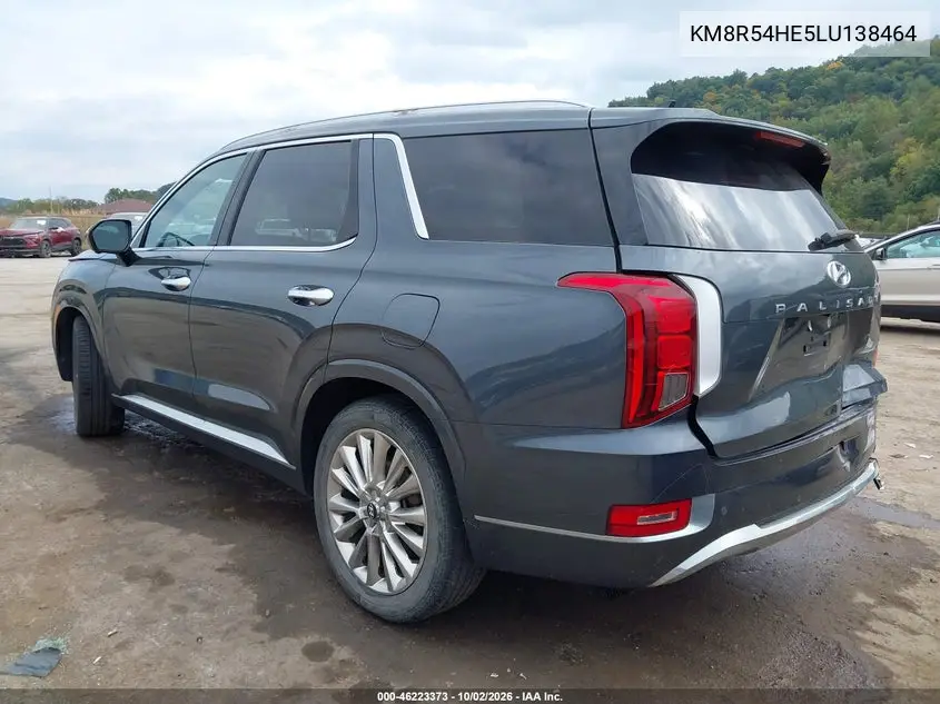 2020 HYUNDAI PALISADE VIN KM8R54HE5LU138464 — фото 3