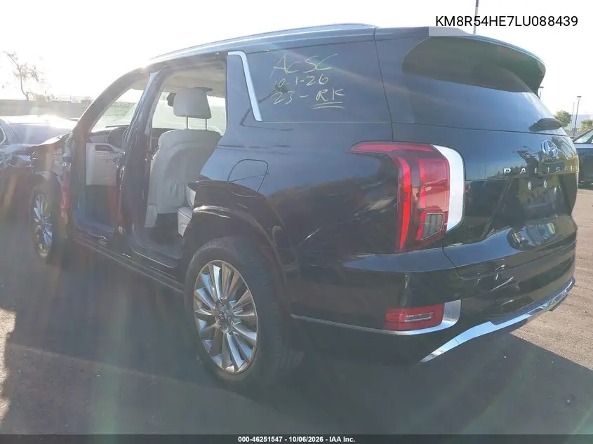2020 HYUNDAI PALISADE VIN KM8R54HE7LU088439 — фото 3