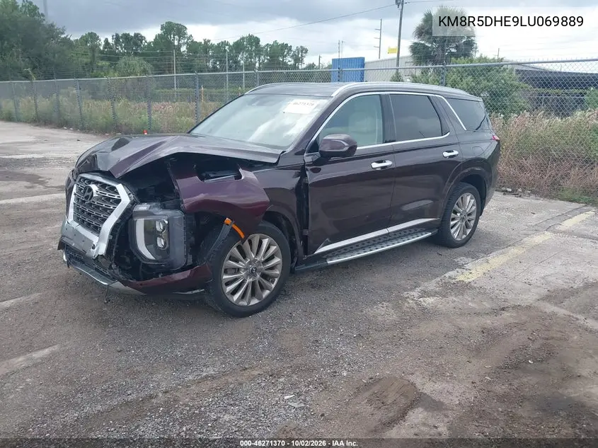2020 HYUNDAI PALISADE VIN KM8R5DHE9LU069889 — фото 2