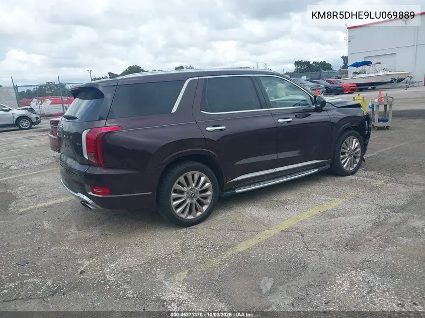 2020 HYUNDAI PALISADE VIN KM8R5DHE9LU069889 — фото 4