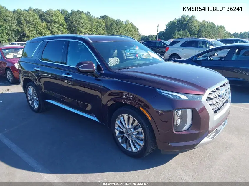 HYUNDAI PALISADE 2020, VIN KM8R54HE8LU136241