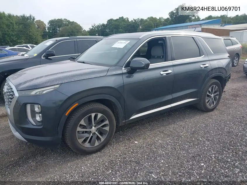 2020 HYUNDAI PALISADE VIN KM8R24HE8LU069701 — фото 2