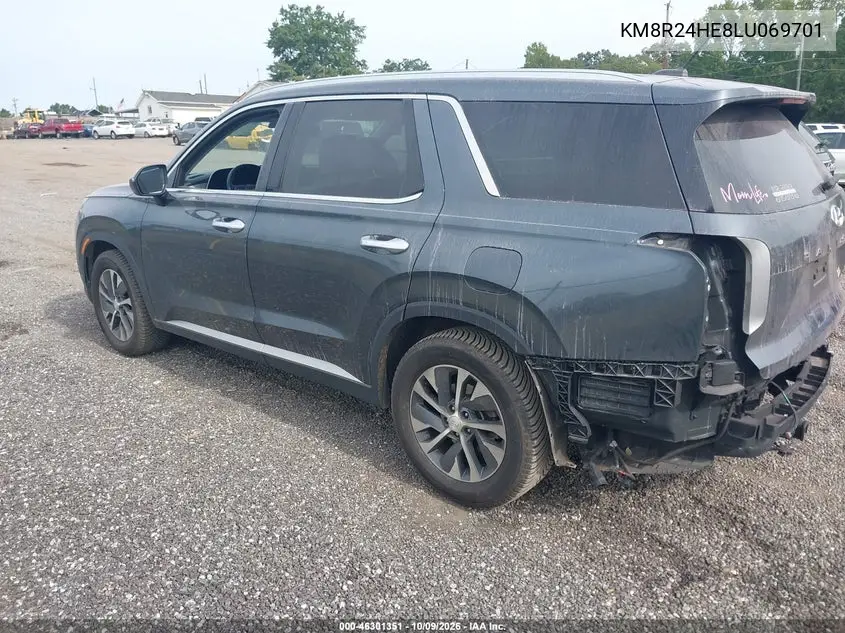 2020 HYUNDAI PALISADE VIN KM8R24HE8LU069701 — фото 3
